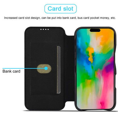 For iPhone 17 LC.IMEEKE Hon Ancient Series Flip Leather Phone Case(Black) - iPhone 17 Cases by LC.IMEEKE | Online Shopping UK | buy2fix