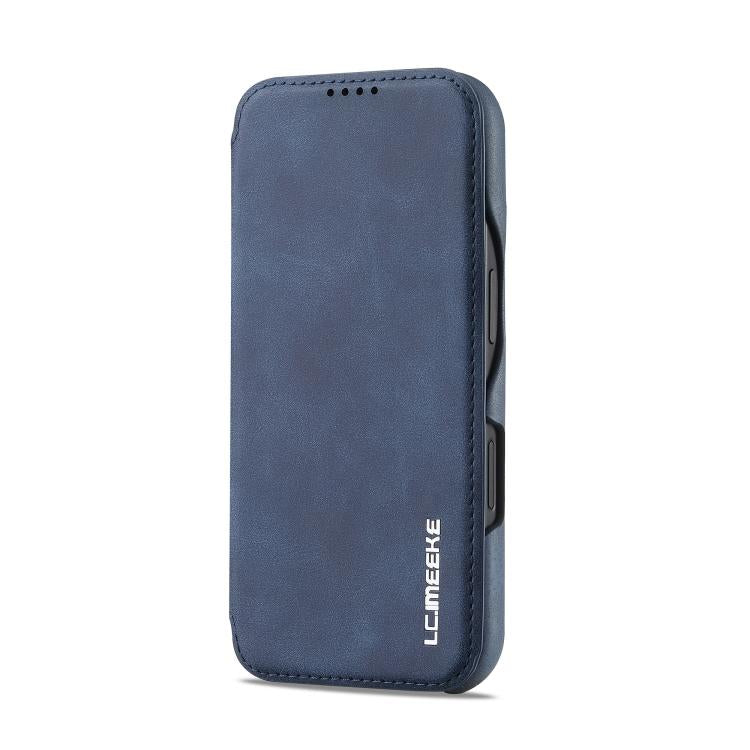 For iPhone 17 LC.IMEEKE Hon Ancient Series Flip Leather Phone Case(Blue) - iPhone 17 Cases by LC.IMEEKE | Online Shopping UK | buy2fix