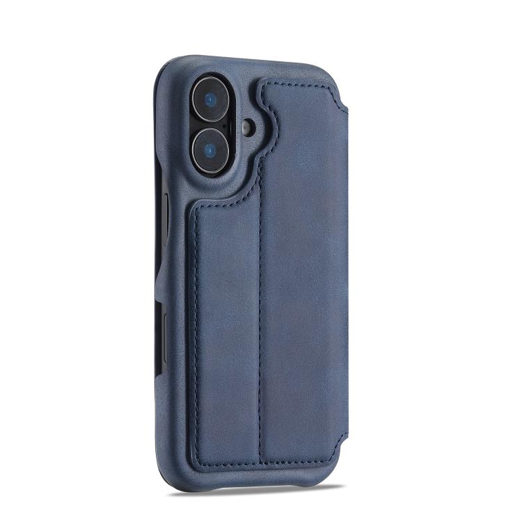 For iPhone 17 LC.IMEEKE Hon Ancient Series Flip Leather Phone Case(Blue) - iPhone 17 Cases by LC.IMEEKE | Online Shopping UK | buy2fix