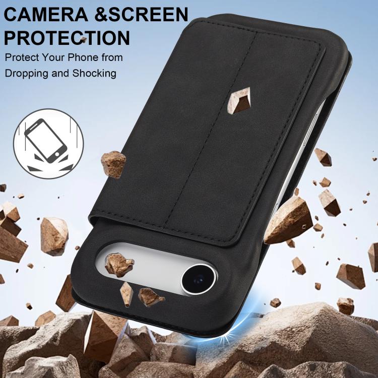 For iPhone Air LC.IMEEKE Hon Ancient Series Flip Leather Phone Case(Black) - iPhone Air Cases by LC.IMEEKE | Online Shopping UK | buy2fix