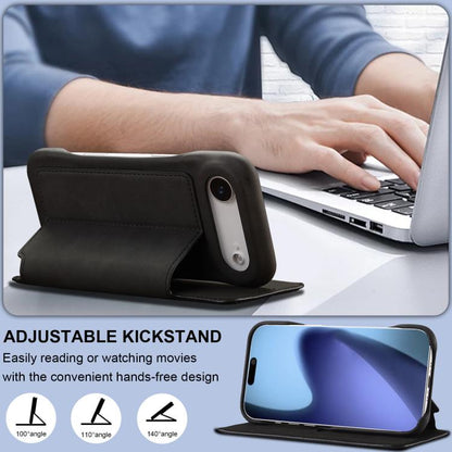 For iPhone Air LC.IMEEKE Hon Ancient Series Flip Leather Phone Case(Black) - iPhone Air Cases by LC.IMEEKE | Online Shopping UK | buy2fix