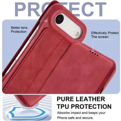 For iPhone 17 Air LC.IMEEKE Hon Ancient Series Flip Leather Phone Case(Red) - iPhone 17 Air Cases by LC.IMEEKE | Online Shopping UK | buy2fix