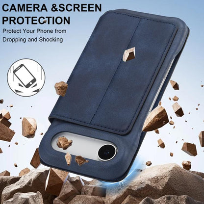 For iPhone Air LC.IMEEKE Hon Ancient Series Flip Leather Phone Case(Blue) - iPhone Air Cases by LC.IMEEKE | Online Shopping UK | buy2fix