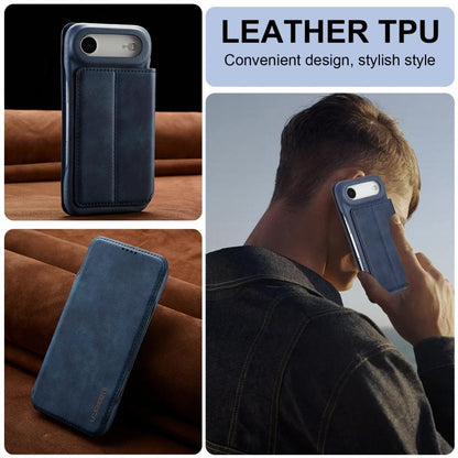 For iPhone Air LC.IMEEKE Hon Ancient Series Flip Leather Phone Case(Blue) - iPhone Air Cases by LC.IMEEKE | Online Shopping UK | buy2fix