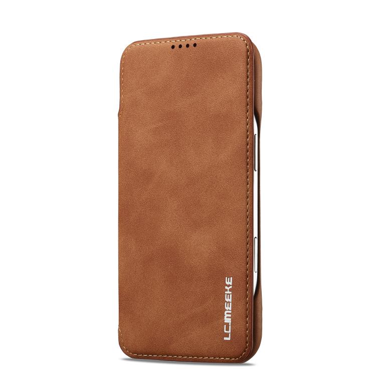 For iPhone Air LC.IMEEKE Hon Ancient Series Flip Leather Phone Case(Brown) - iPhone Air Cases by LC.IMEEKE | Online Shopping UK | buy2fix