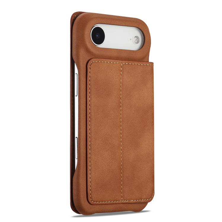 For iPhone Air LC.IMEEKE Hon Ancient Series Flip Leather Phone Case(Brown) - iPhone Air Cases by LC.IMEEKE | Online Shopping UK | buy2fix