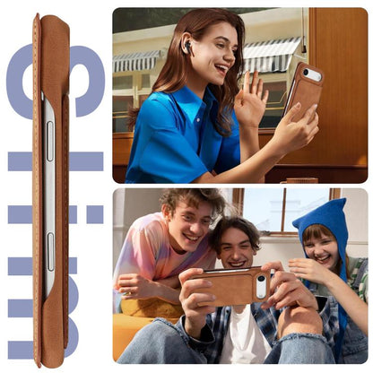 For iPhone Air LC.IMEEKE Hon Ancient Series Flip Leather Phone Case(Brown) - iPhone Air Cases by LC.IMEEKE | Online Shopping UK | buy2fix