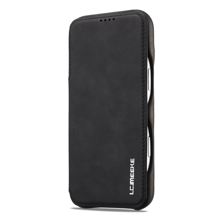 For iPhone 17 Pro LC.IMEEKE Hon Ancient Series Flip Leather Phone Case(Black) - iPhone 17 Pro Cases by LC.IMEEKE | Online Shopping UK | buy2fix