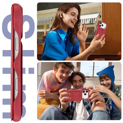 For iPhone 17 Pro Max LC.IMEEKE Hon Ancient Series Flip Leather Phone Case(Red) - iPhone 17 Pro Max Cases by LC.IMEEKE | Online Shopping UK | buy2fix