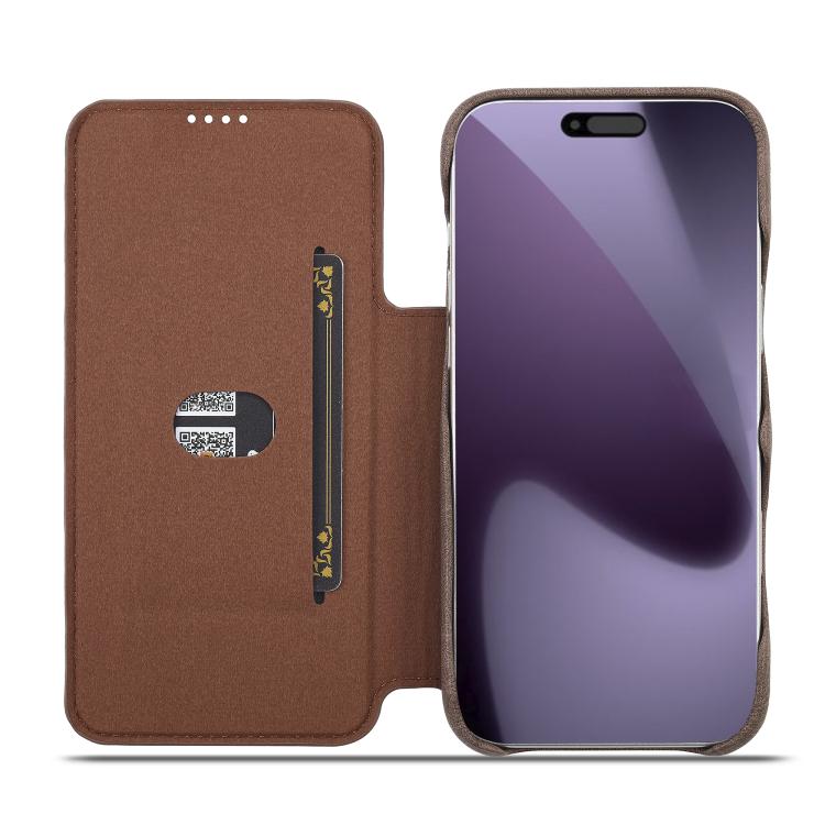 For iPhone 17 Pro Max LC.IMEEKE Hon Ancient Series Flip Leather Phone Case(Coffee) - iPhone 17 Pro Max Cases by LC.IMEEKE | Online Shopping UK | buy2fix