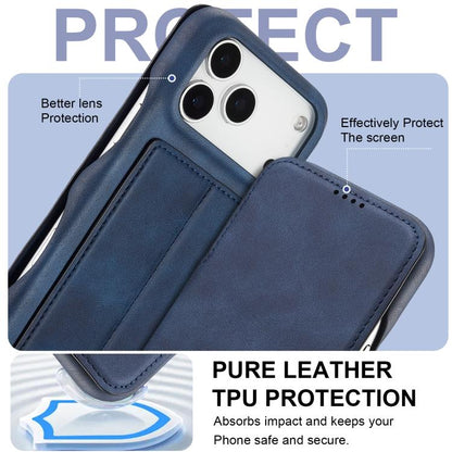 For iPhone 17 Pro Max LC.IMEEKE Hon Ancient Series Flip Leather Phone Case(Blue) - iPhone 17 Pro Max Cases by LC.IMEEKE | Online Shopping UK | buy2fix
