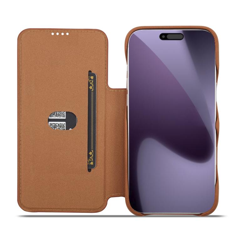 For iPhone 17 Pro Max LC.IMEEKE Hon Ancient Series Flip Leather Phone Case(Brown) - iPhone 17 Pro Max Cases by LC.IMEEKE | Online Shopping UK | buy2fix