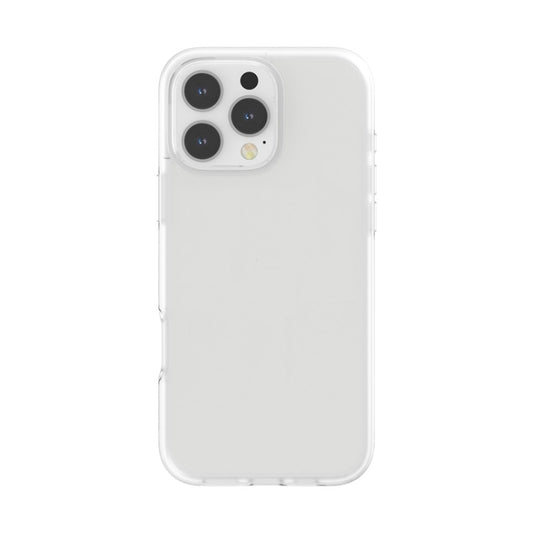 For iPhone 16 Pro Max Rubber Oil Surface Solid Color Phone Case(White) by buy2fix