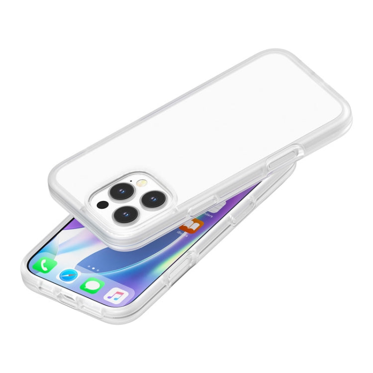 For iPhone 16 Pro Rubber Oil Surface Solid Color Phone Case(White) by buy2fix