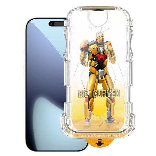 For iPhone 18 Pro Max / 17 Pro Max Easy Install Dust-proof Armor Tempered Glass Film