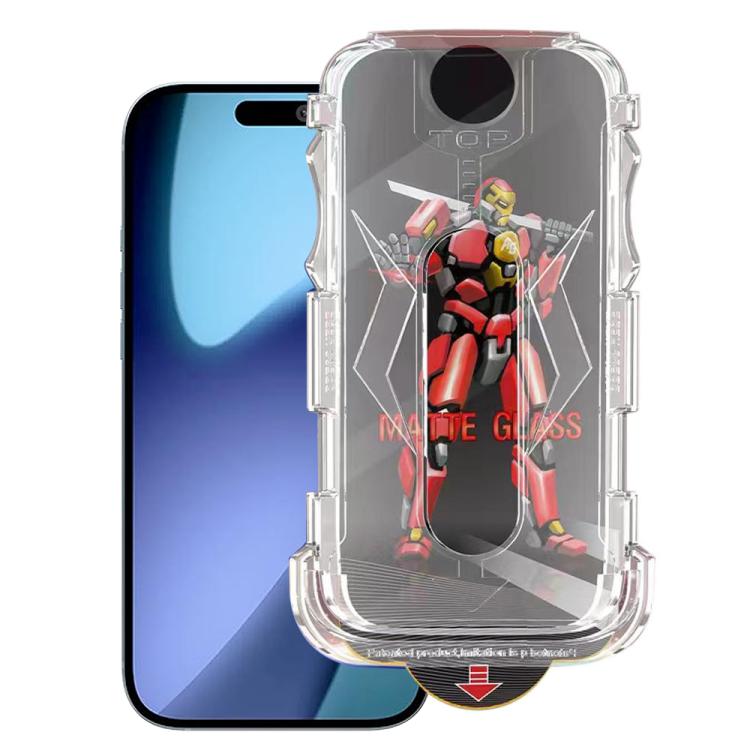 For iPhone Air Easy Install Matte Armor Tempered Glass Film - iPhone Air Tempered Glass by buy2fix | Online Shopping UK | buy2fix