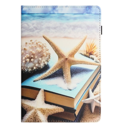For Samsung Galaxy Tab S7 Sewing Litchi Texture Smart Leather Tablet Case(Starfish) by buy2fix