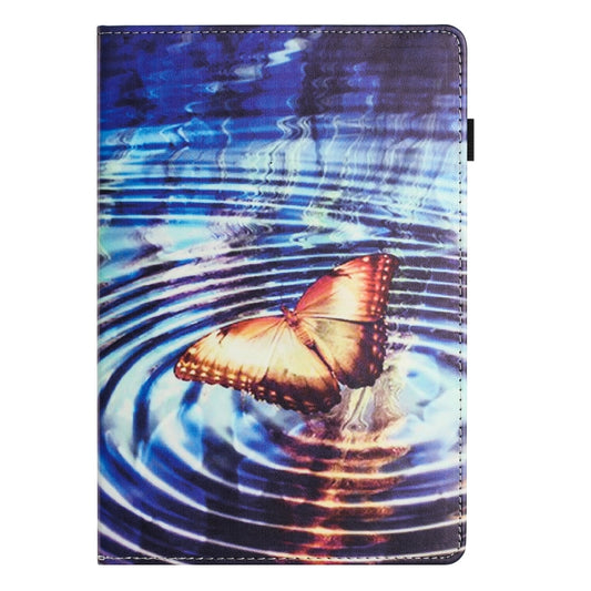 For Samsung Galaxy Tab S7 Sewing Litchi Texture Smart Leather Tablet Case(Butterfly) by buy2fix