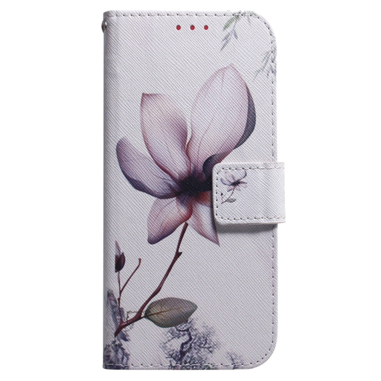 For OnePlus 13 Coloured Drawing Flip Leather Phone Case(Magnolia) - OnePlus Cases by buy2fix | Online Shopping UK | buy2fix