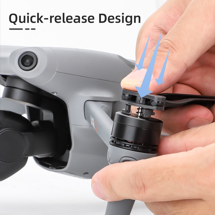 For DJI Air 3 8747F Low Noise Quick-release Propellers, Style:1 Pair Orange Tip by buy2fix