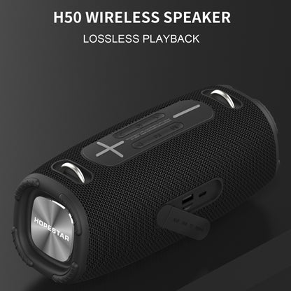 HOPESTAR H50 lPX6 Waterproof Portable Wireless Bluetooth Speaker(Black) - Desktop Speaker by HOPESTAR | Online Shopping UK | buy2fix