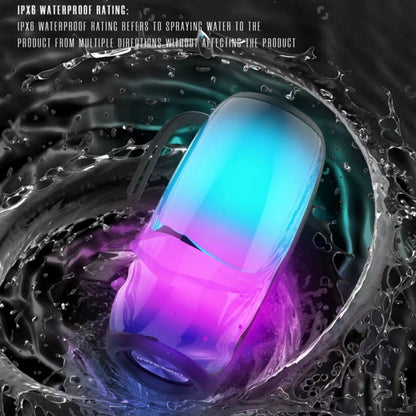 HOPESTAR P40 Pro IPX6 Waterproof RGB Light Wireless Bluetooth Speaker(Blue) - Waterproof Speaker by HOPESTAR | Online Shopping UK | buy2fix