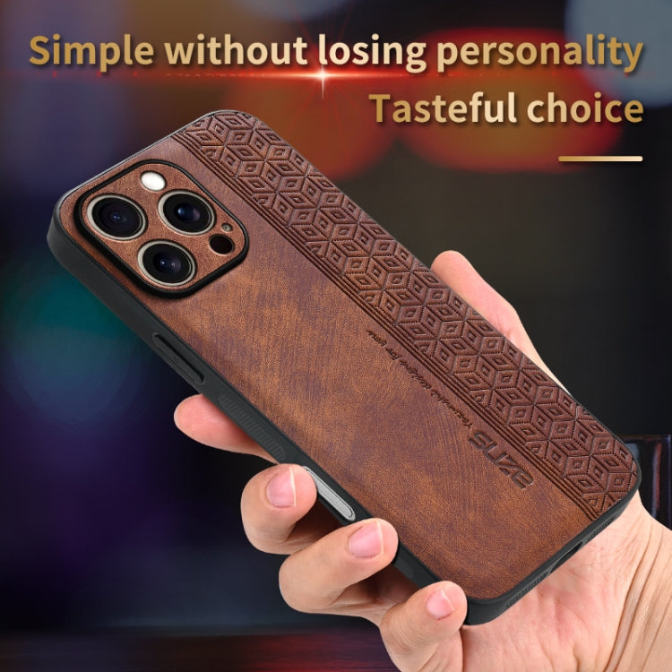 For iPhone 16 Pro AZNS 3D Embossed Skin Feel Phone Case(Sapphire Blue) - iPhone 16 Pro Cases by AZNS | Online Shopping UK | buy2fix