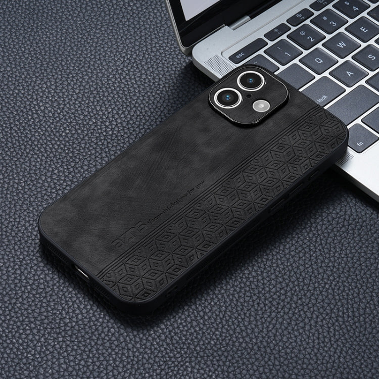 For iPhone 16 Plus AZNS 3D Embossed Skin Feel Phone Case(Black) - iPhone 16 Plus Cases by AZNS | Online Shopping UK | buy2fix