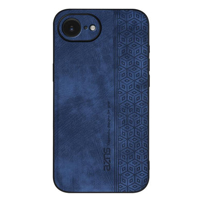 For iPhone 16e AZNS 3D Embossed Skin Feel Phone Case(Sapphire Blue) - iPhone 16e Cases by AZNS | Online Shopping UK | buy2fix