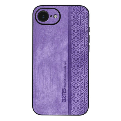 For iPhone 16e AZNS 3D Embossed Skin Feel Phone Case(Purple) - iPhone 16e Cases by AZNS | Online Shopping UK | buy2fix