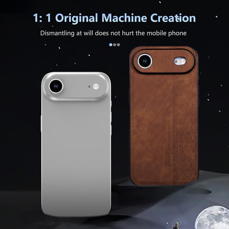 For iPhone Air AZNS 3D Embossed Skin Feel Phone Case(Black) - iPhone Air Cases by AZNS | Online Shopping UK | buy2fix