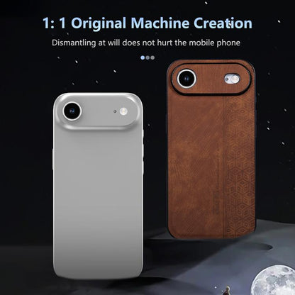 For iPhone Air AZNS 3D Embossed Skin Feel Phone Case(Black) - iPhone Air Cases by AZNS | Online Shopping UK | buy2fix