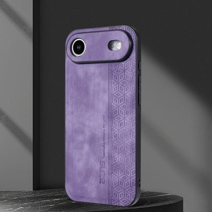 For iPhone Air AZNS 3D Embossed Skin Feel Phone Case(Purple) - iPhone Air Cases by AZNS | Online Shopping UK | buy2fix
