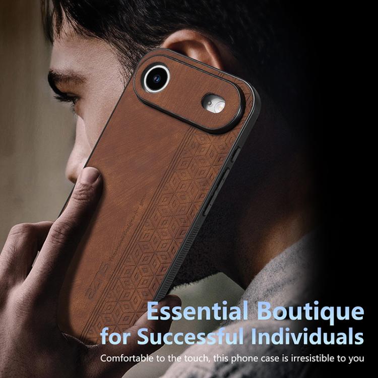 For iPhone Air AZNS 3D Embossed Skin Feel Phone Case(Purple) - iPhone Air Cases by AZNS | Online Shopping UK | buy2fix