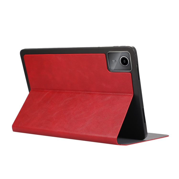 For Lenovo Tab M11 / Xiaoxin Pad 11 2024 PU Flip Tablet Protective Leather Tablet Case(Red) - Lenovo by buy2fix | Online Shopping UK | buy2fix