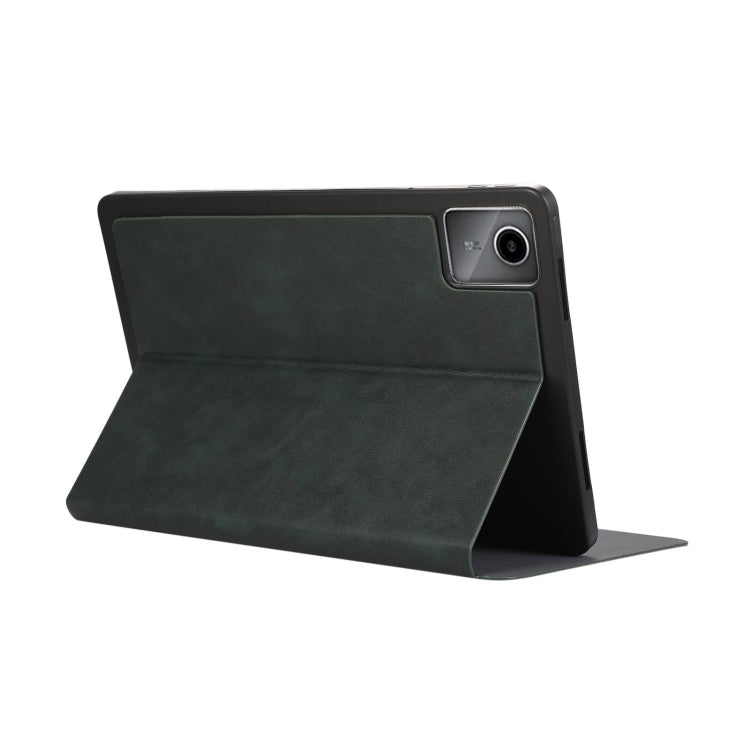 For Lenovo Tab M11 / Xiaoxin Pad 11 2024 PU Flip Tablet Protective Leather Tablet Case(Green) - Lenovo by buy2fix | Online Shopping UK | buy2fix