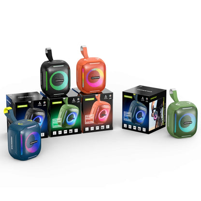 HOPESTAR Party 300mini IPX5 Waterproof Portable Bluetooth Speaker 360 Degree Stereo Outdoor Speaker(Orange) - Waterproof Speaker by HOPESTAR | Online Shopping UK | buy2fix