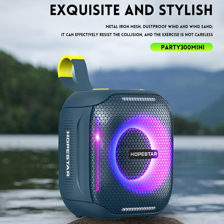 HOPESTAR Party 300mini IPX5 Waterproof Portable Bluetooth Speaker 360 Degree Stereo Outdoor Speaker(Orange) - Waterproof Speaker by HOPESTAR | Online Shopping UK | buy2fix