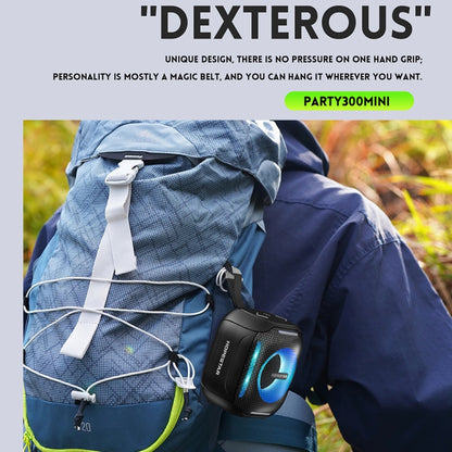 HOPESTAR Party 300mini IPX5 Waterproof Portable Bluetooth Speaker 360 Degree Stereo Outdoor Speaker(Orange) - Waterproof Speaker by HOPESTAR | Online Shopping UK | buy2fix