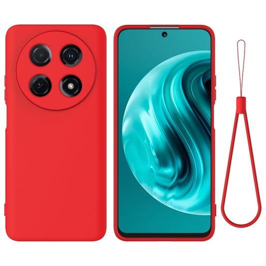 For Huawei nova 12i Solid Color Liquid Silicone Dropproof Full Coverage Phone Case(Red) by buy2fix
