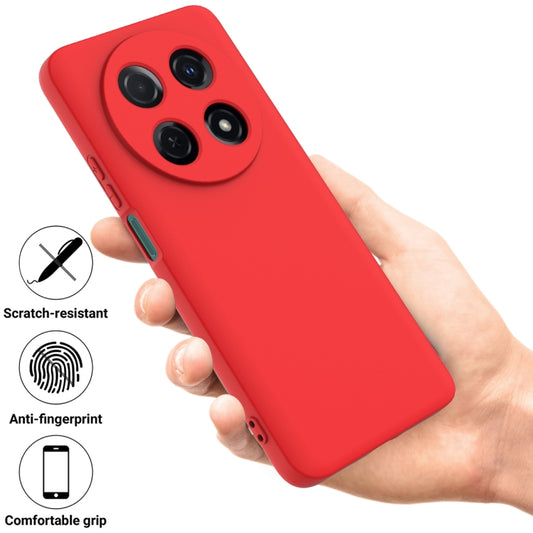 For Huawei nova 12i Solid Color Liquid Silicone Dropproof Full Coverage Phone Case(Red) by buy2fix