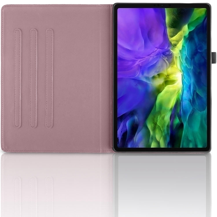For iPad Pro 11 2022 / 2021 / 2020 Tree Life Embossed Rotation Leather Smart Tablet Case(Rose Gold) - iPad Pro 11 (2022/2021) Cases by buy2fix | Online Shopping UK | buy2fix
