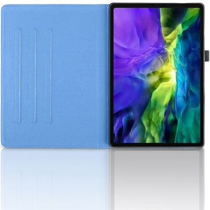 For iPad Pro 11 2022 / 2021 / 2020 Tree Life Embossed Rotation Leather Smart Tablet Case(Blue) - iPad Pro 11 (2022/2021) Cases by buy2fix | Online Shopping UK | buy2fix