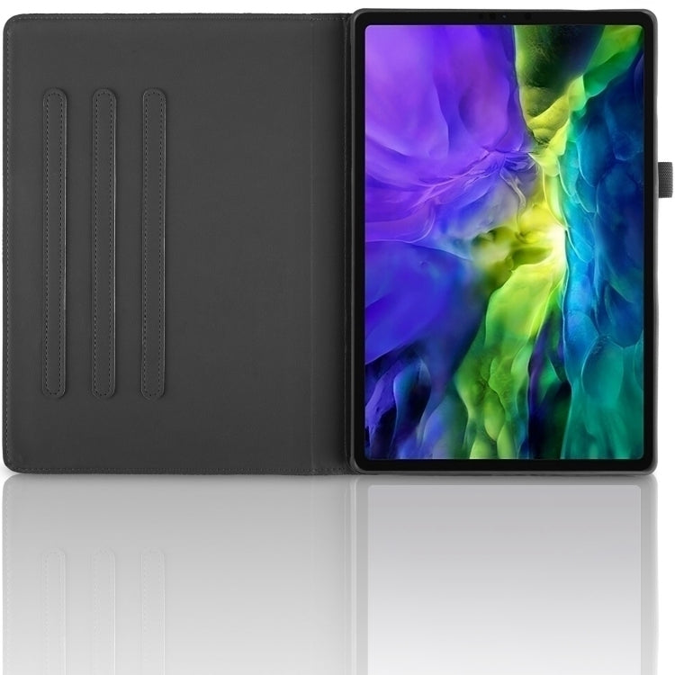 For iPad Pro 11 2022 / 2021 / 2020 Tree Life Embossed Rotation Leather Smart Tablet Case(Black) - iPad Pro 11 (2022/2021) Cases by buy2fix | Online Shopping UK | buy2fix