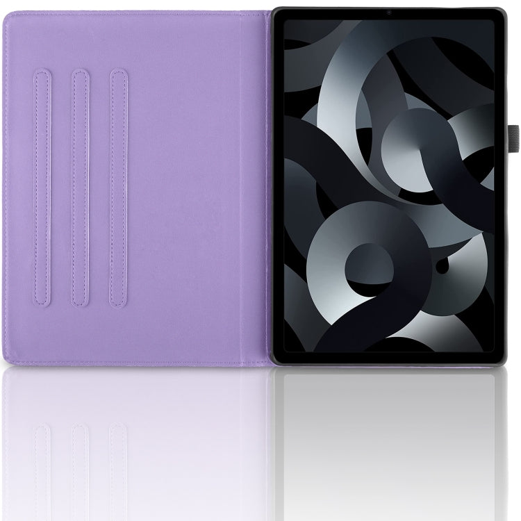For iPad 2025 / 2022 Tree Life Embossed Rotation Leather Smart Tablet Case(Purple) - iPad 2025 / 2022 Cases by buy2fix | Online Shopping UK | buy2fix