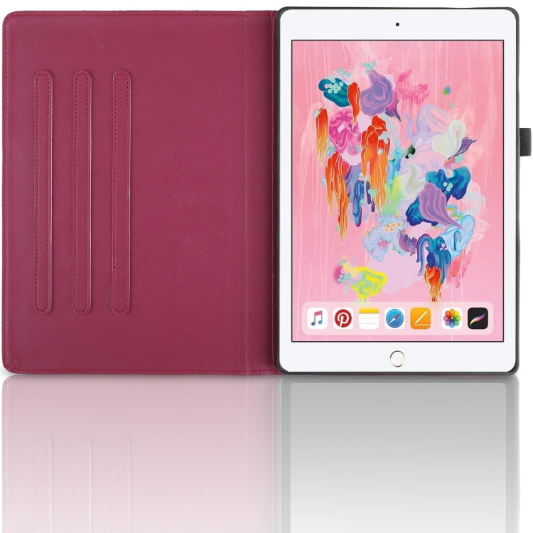 For iPad 10.2 2021 / 2020 / 10.5  Tree Life Embossed Rotation Leather Smart Tablet Case(Red) - iPad 10.2 Cases by buy2fix | Online Shopping UK | buy2fix