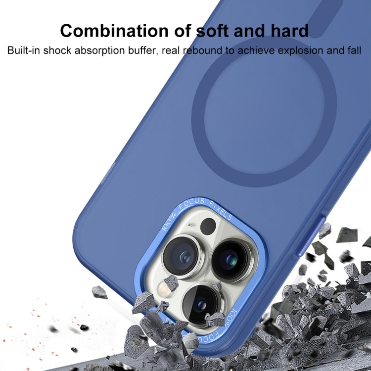 For iPhone SE 2022 / 2020 / 8 / 7 MagSafe Frosted Translucent Mist Phone Case(Royal Blue) - iPhone SE 2022 / 2020 / 8 / 7 Cases by buy2fix | Online Shopping UK | buy2fix