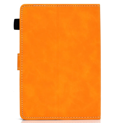 For 7 inch Tablet PC Universal Cowhide Texture Horizontal Flip Leather Case with Holder & Card Slots & Pen Slot(Khaki) - 7 inch by buy2fix | Online Shopping UK | buy2fix