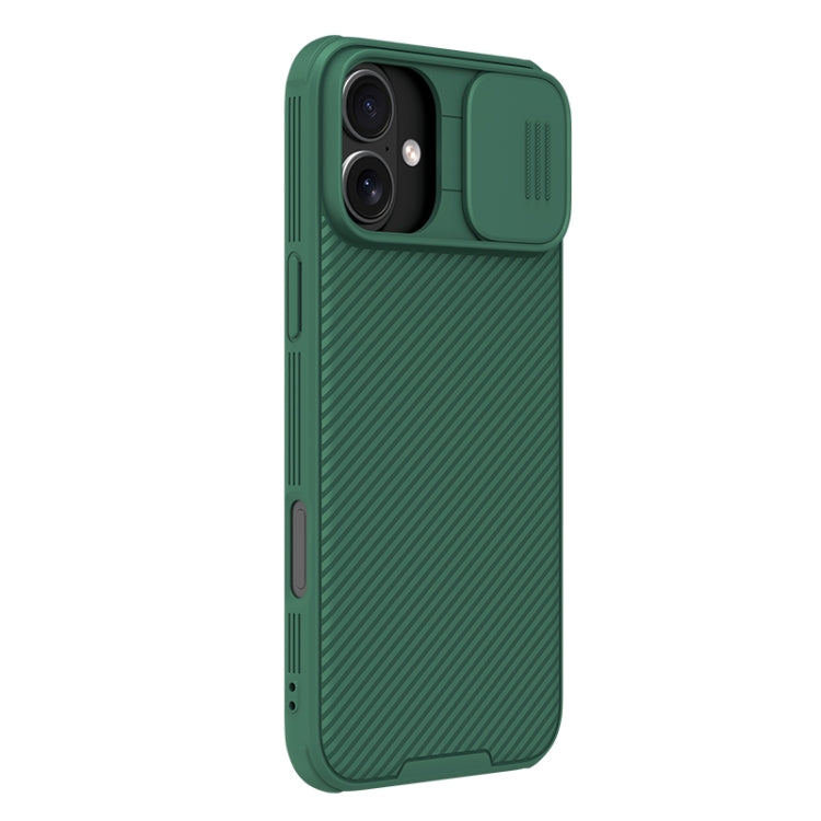 For iPhone 16 NILLKIN CamShield Pro PC Phone Case(Green) - iPhone 16 Cases by NILLKIN | Online Shopping UK | buy2fix