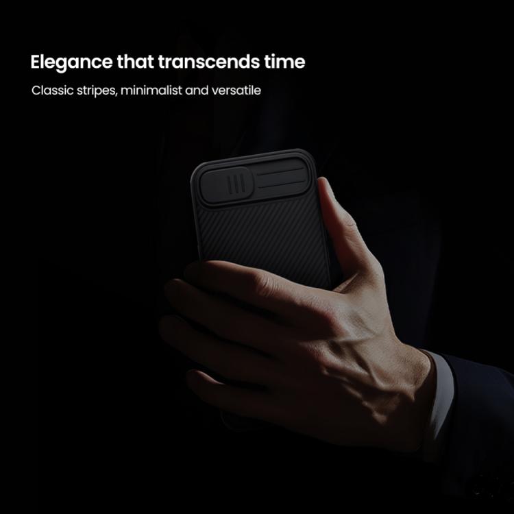 For iPhone 16e NILLKIN CamShield Pro PC Phone Case(Black) - iPhone 16e Cases by NILLKIN | Online Shopping UK | buy2fix